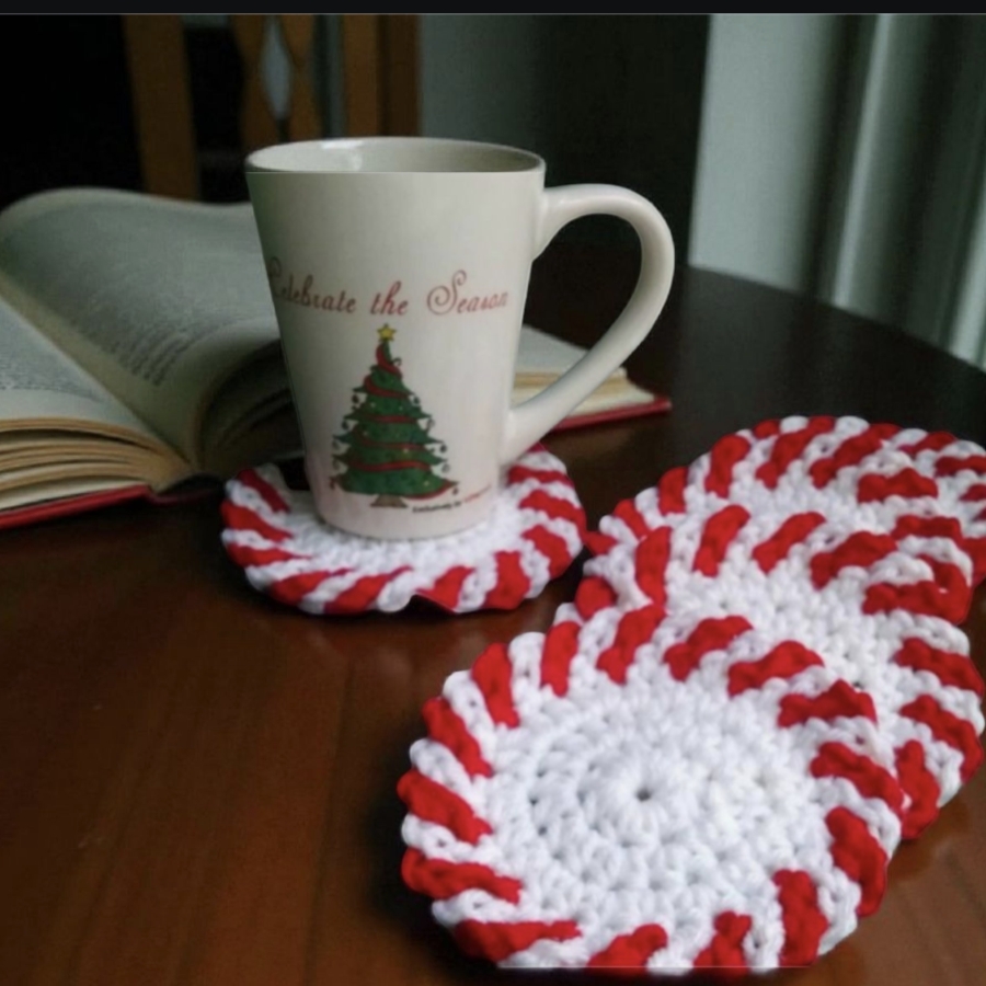 Peppermint Coasters 