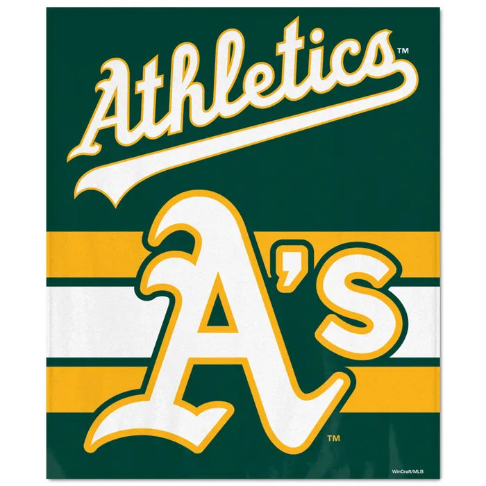 Oakland Athletics Ultra Soft Blanket 50x60"