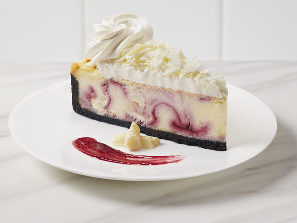 White Chocolate Raspberry Cheesecake Factory
