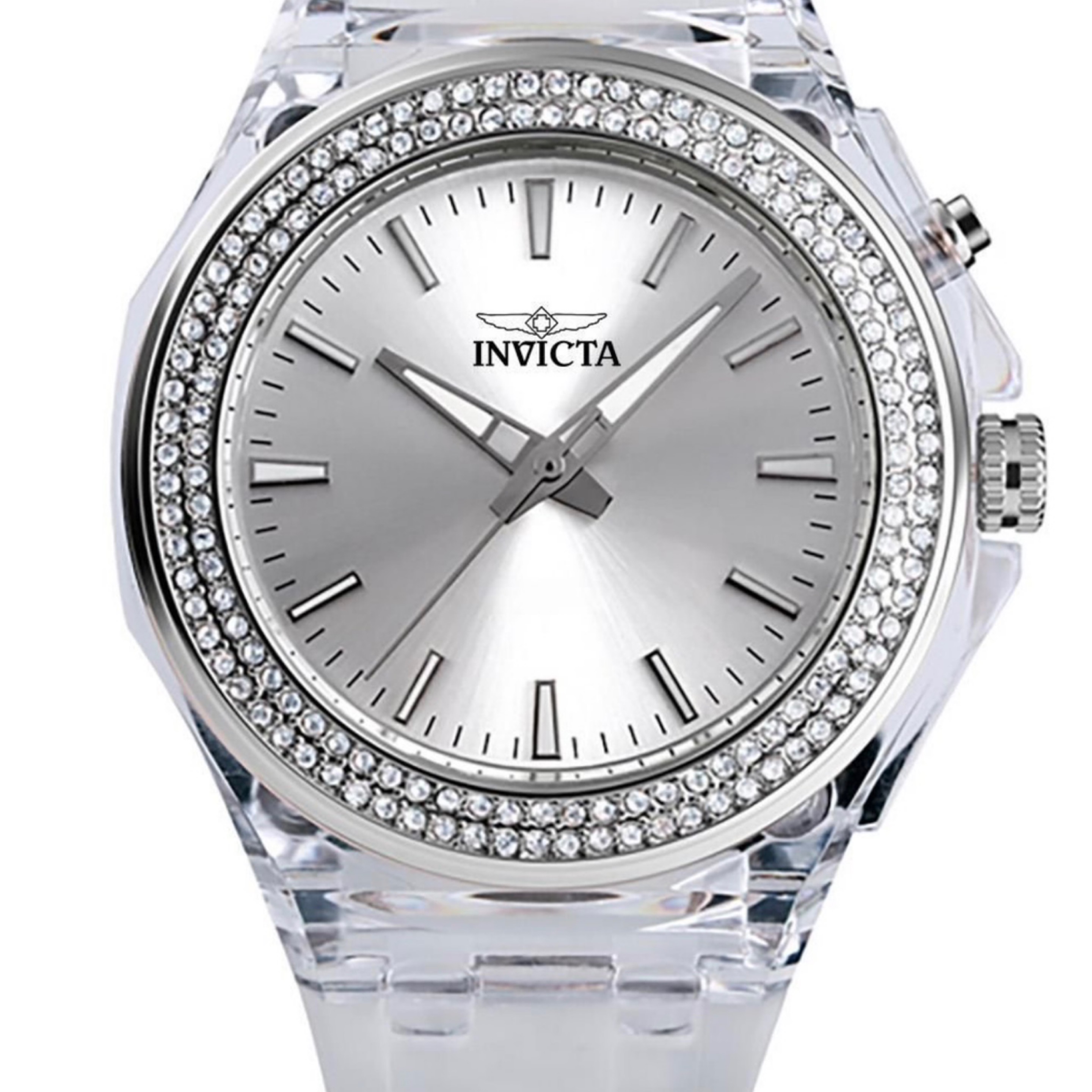 Invicta Celestial 45mm (White/ Silver) Tone Case Silver 