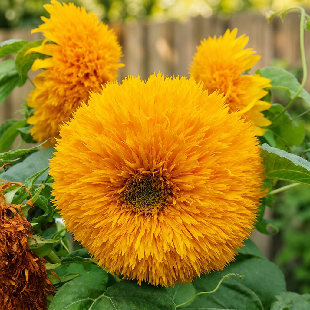 Gummy Bear Sunflower - 2x Mini Plug Plants - Unusual Variety