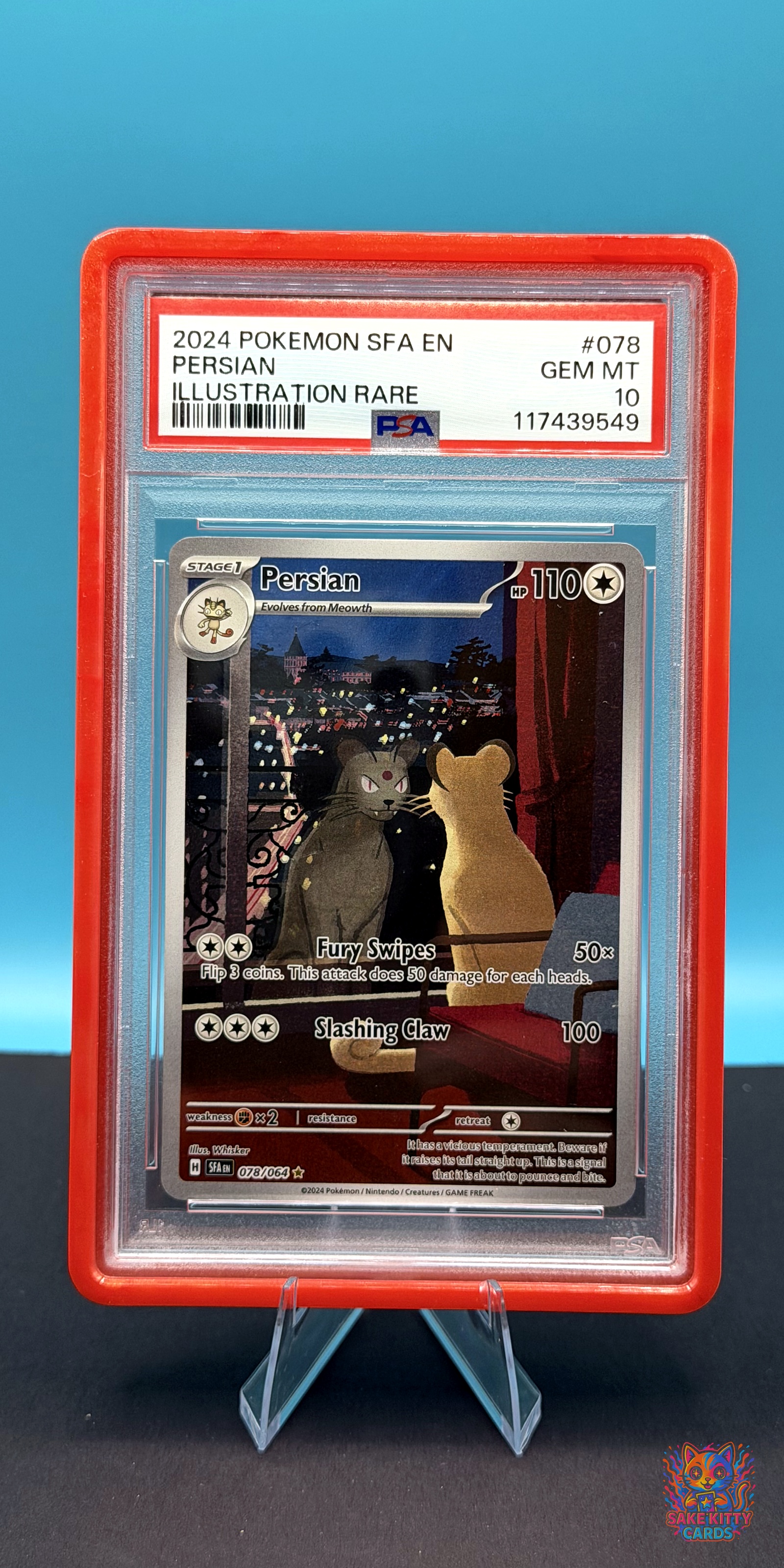PSA 10 2024 SV: Shrouded Fable Persian #078/064