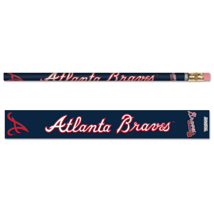 Atlanta Braves Pencil 6 Pack