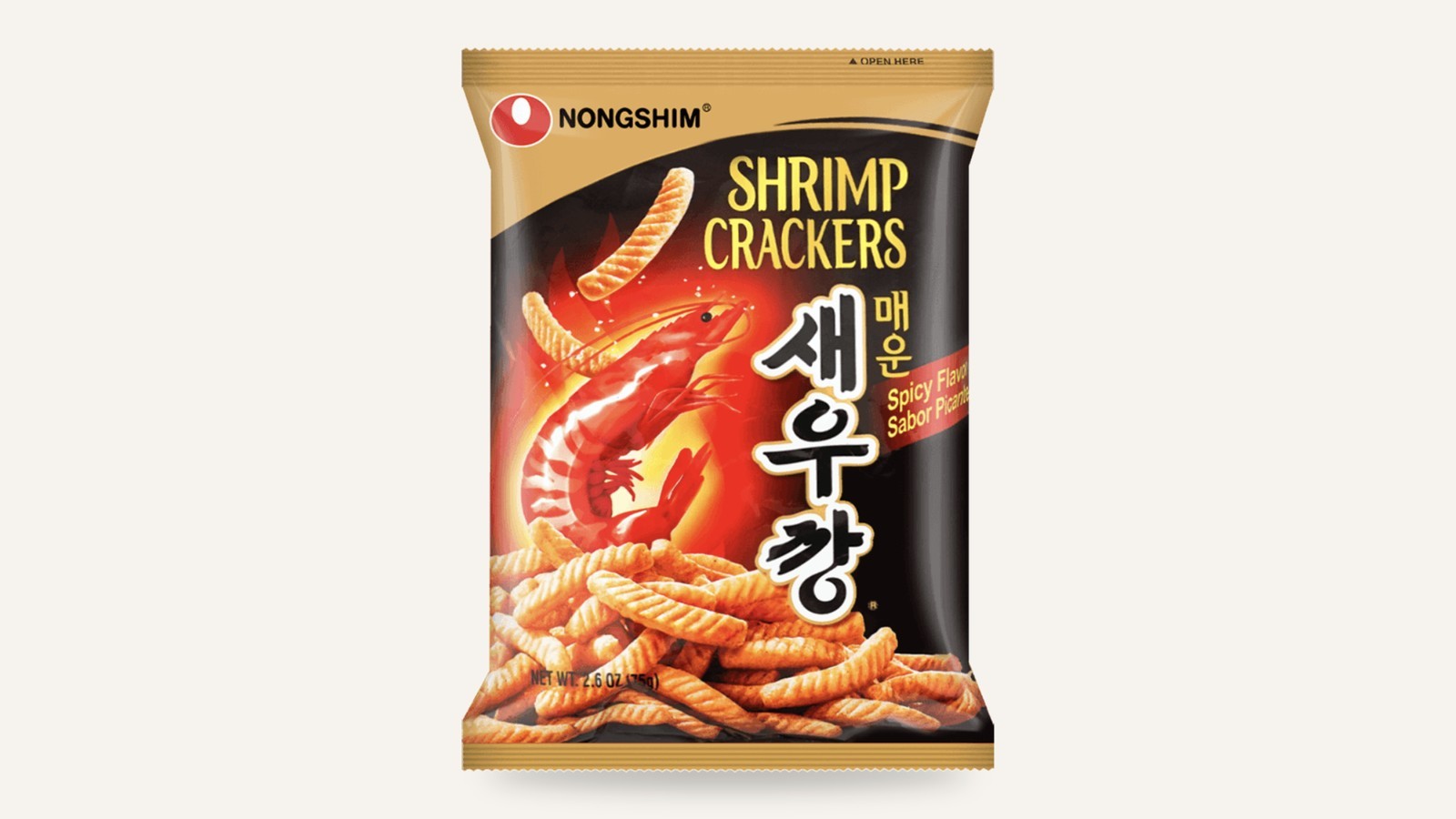 Nongshim Hot & Spicy Shrimp Crackers