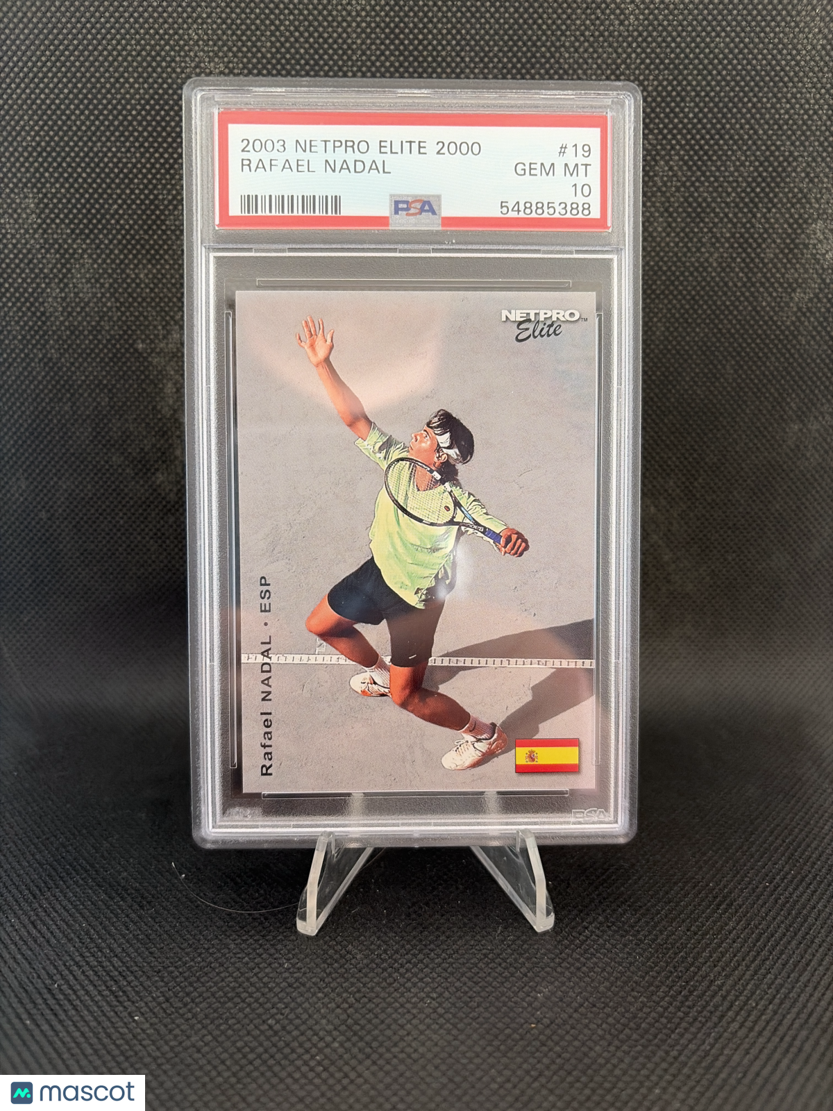 2003 Netpro Elite 2000 Rafael Nadal #19 PSA 10