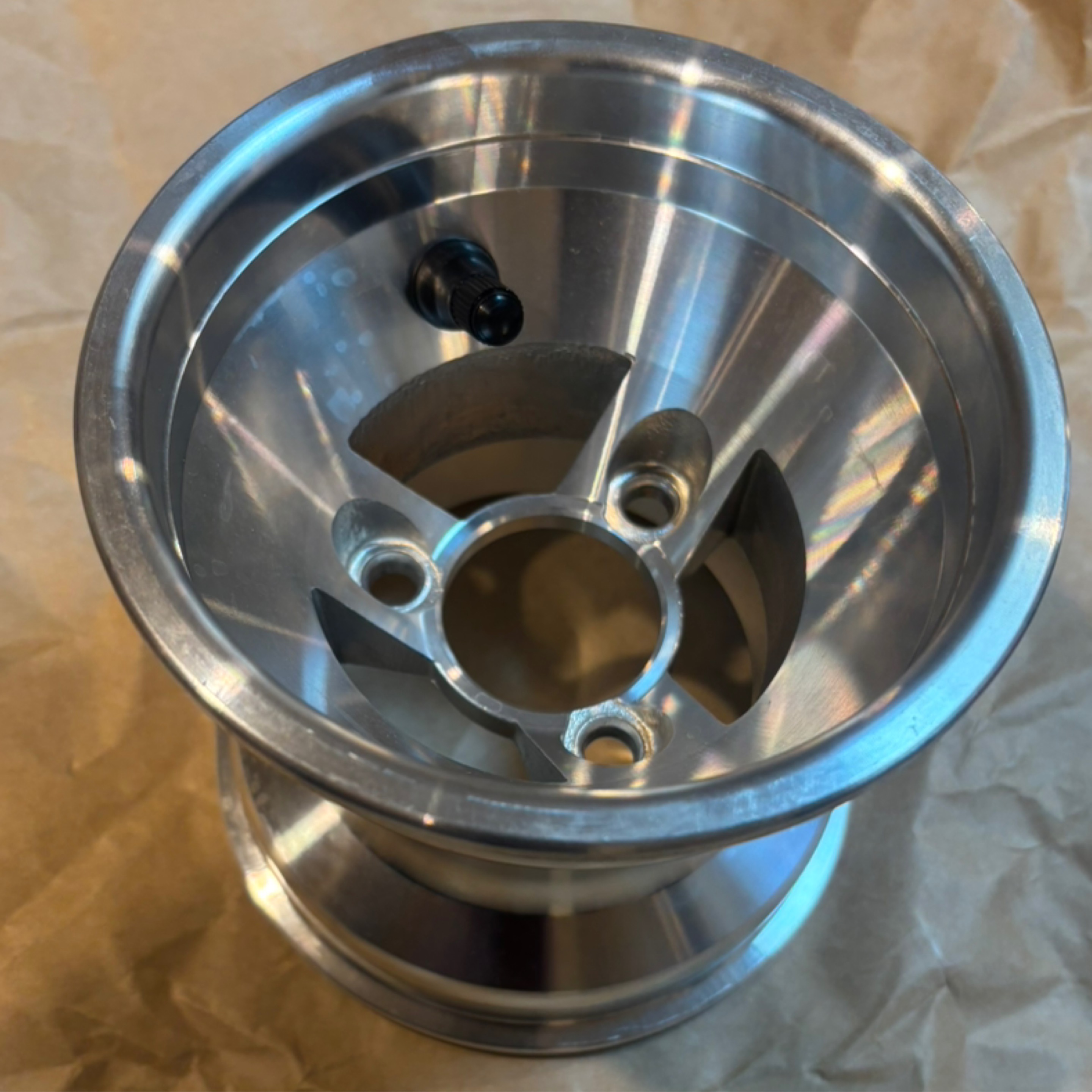Front Wheel Alum 130mm (Bolt On)