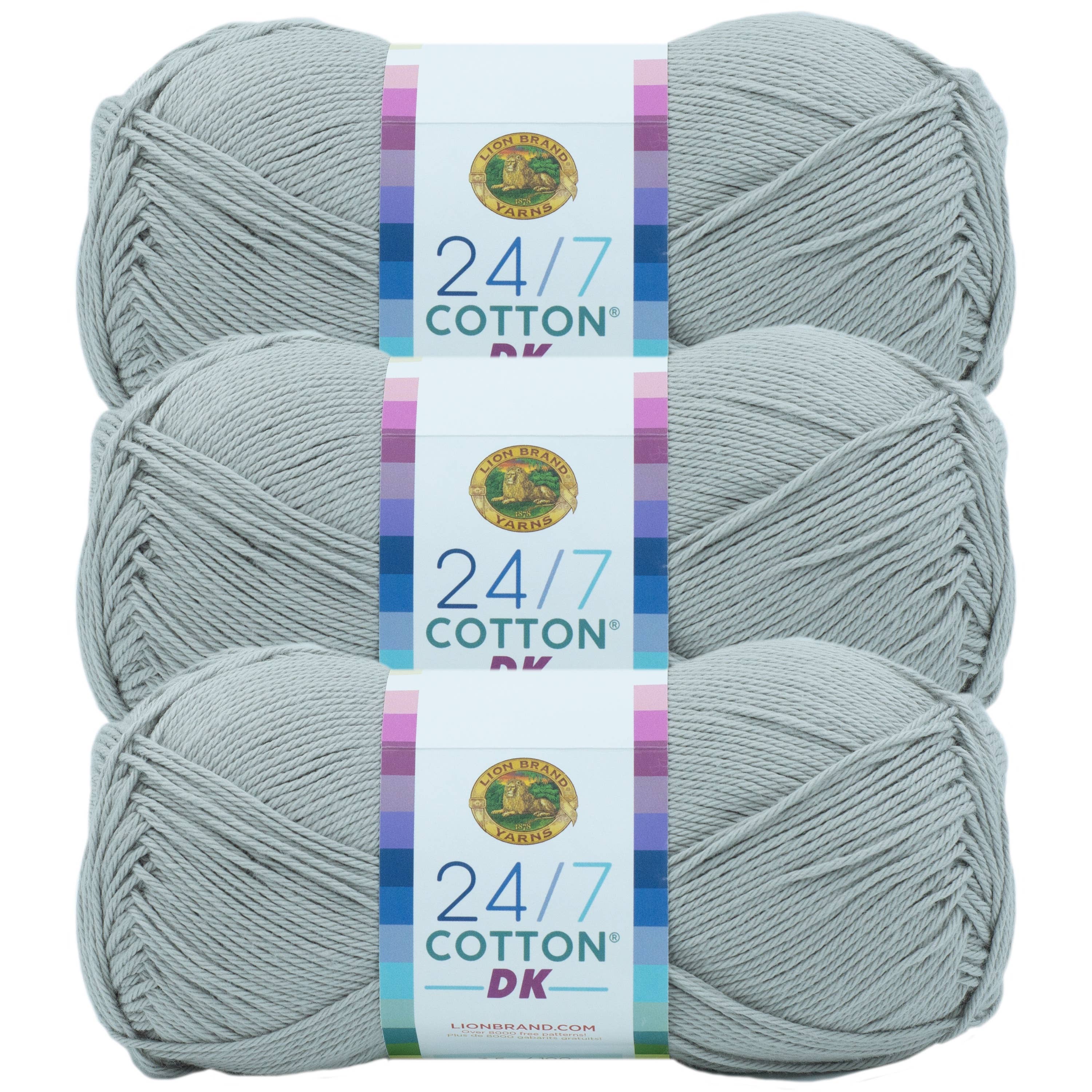 Lion Brand Yarn 24/7 Cotton DK