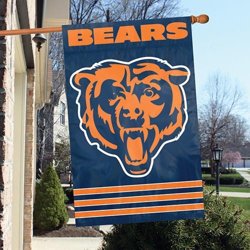 Chicago Bears Embroidered 2-Sided Banner 28x44"