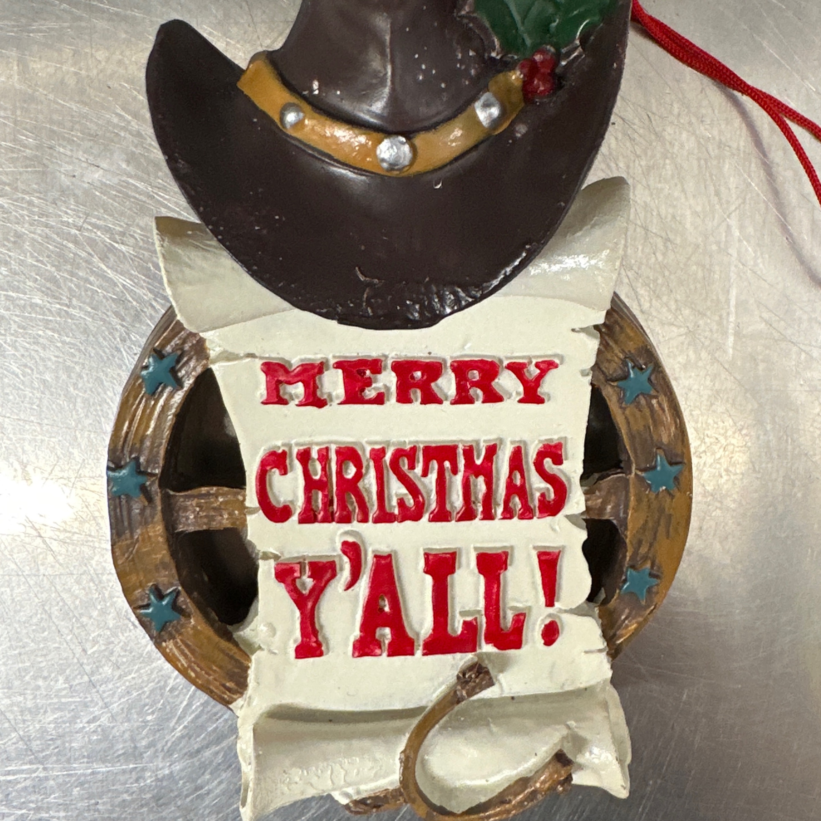 Merry Christmas Y'All Wagon Wheel