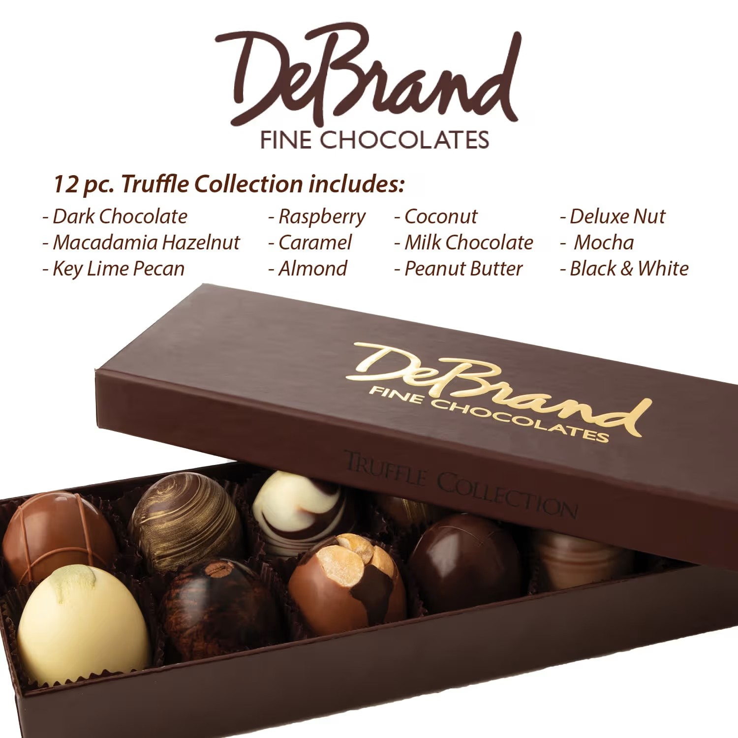 Assorted 12-Piece Truffle Box