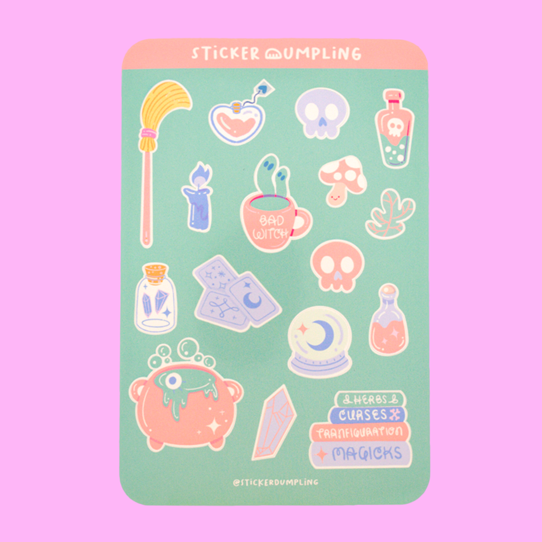 Witchy Brew Sticker Sheet