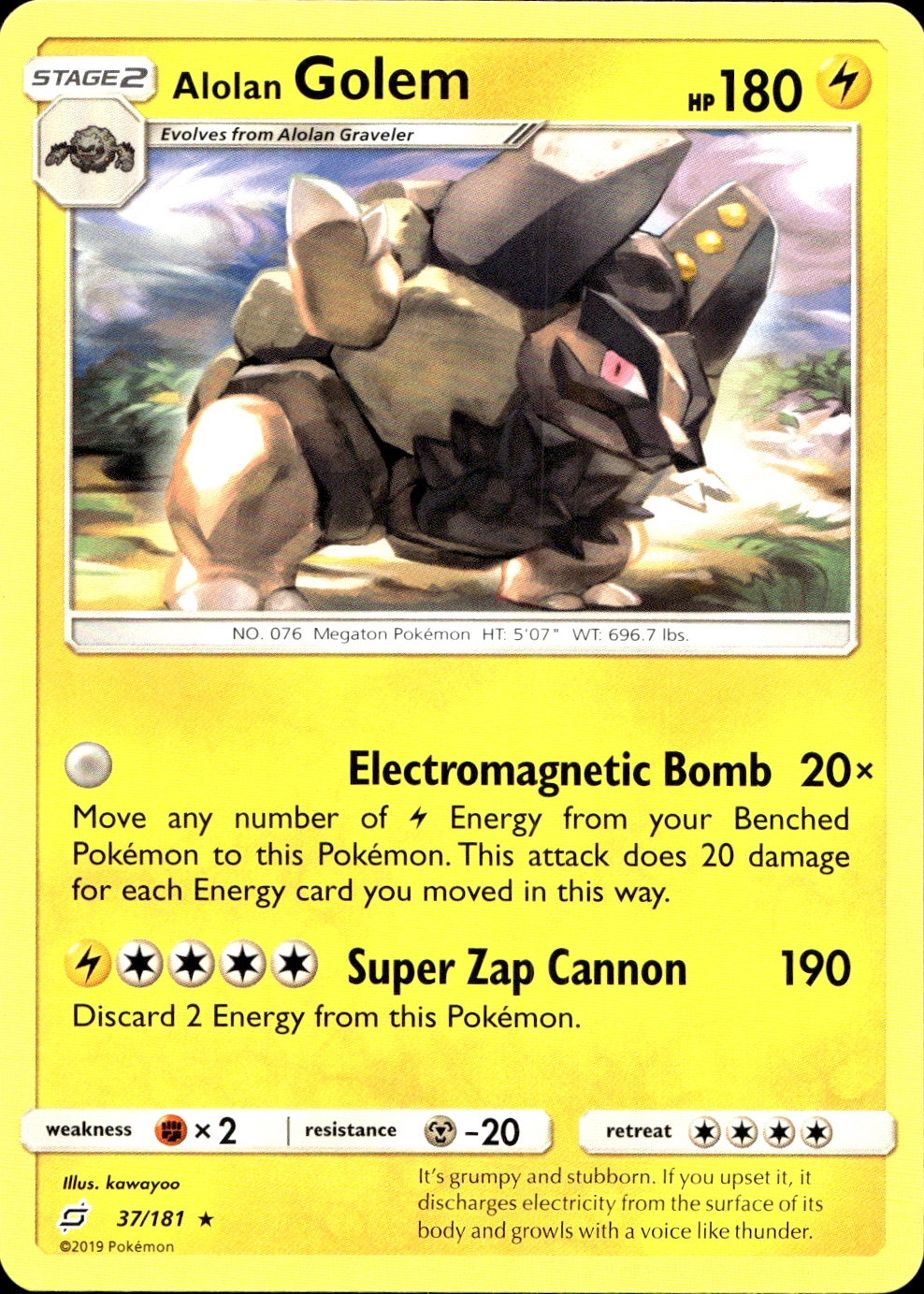 Alolan Golem - SM9 37