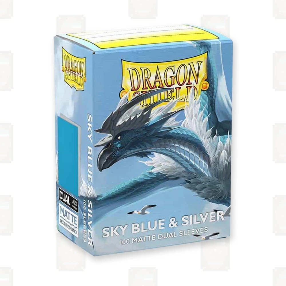Dragon Shields Sky Blue & SIilver
