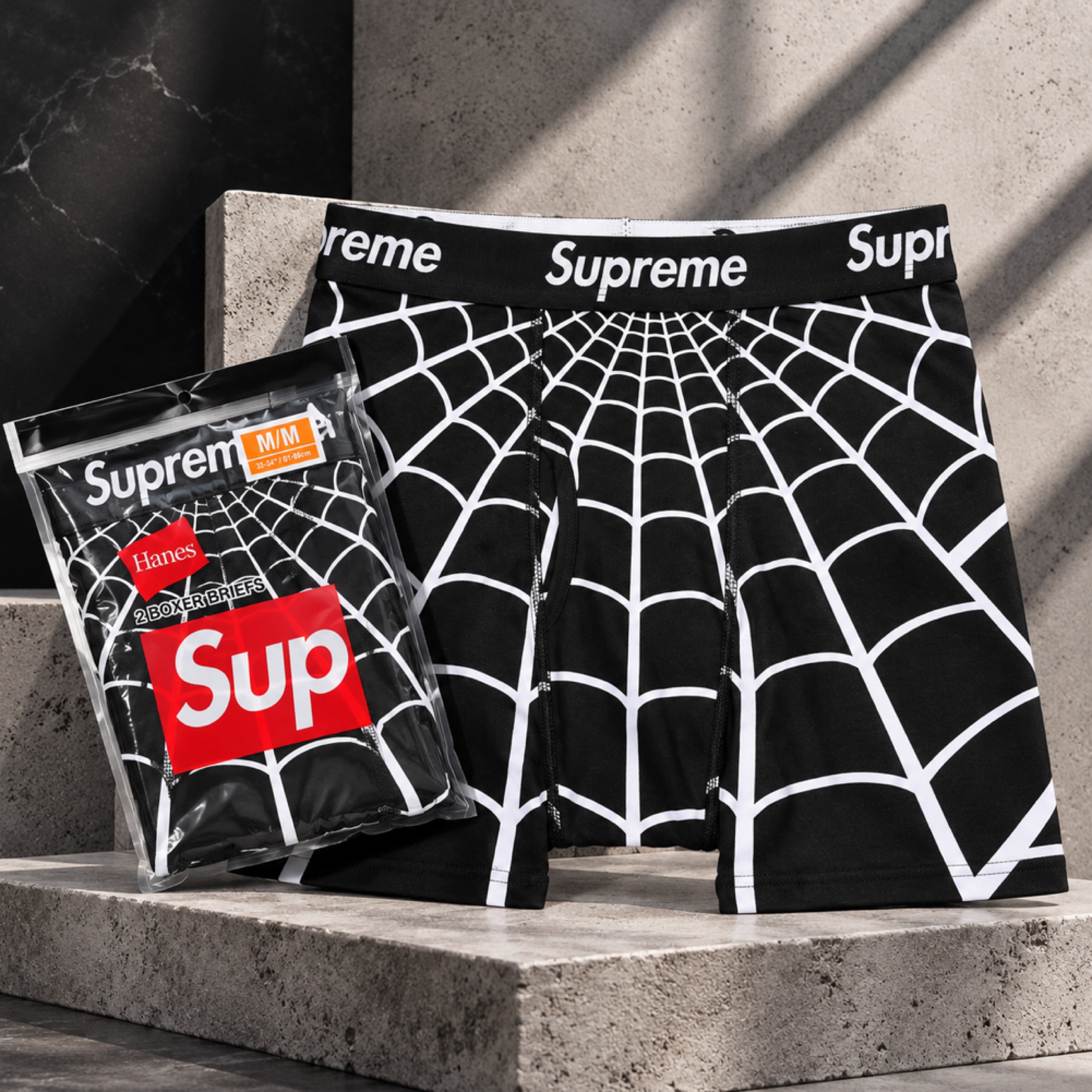 Supreme Underwear (Black Spider)