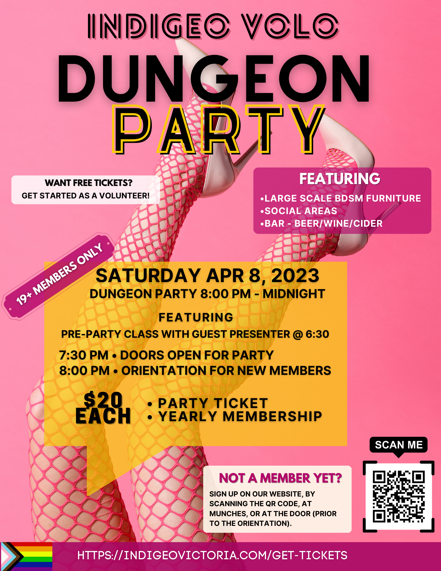 April Dungeon Party Ticket