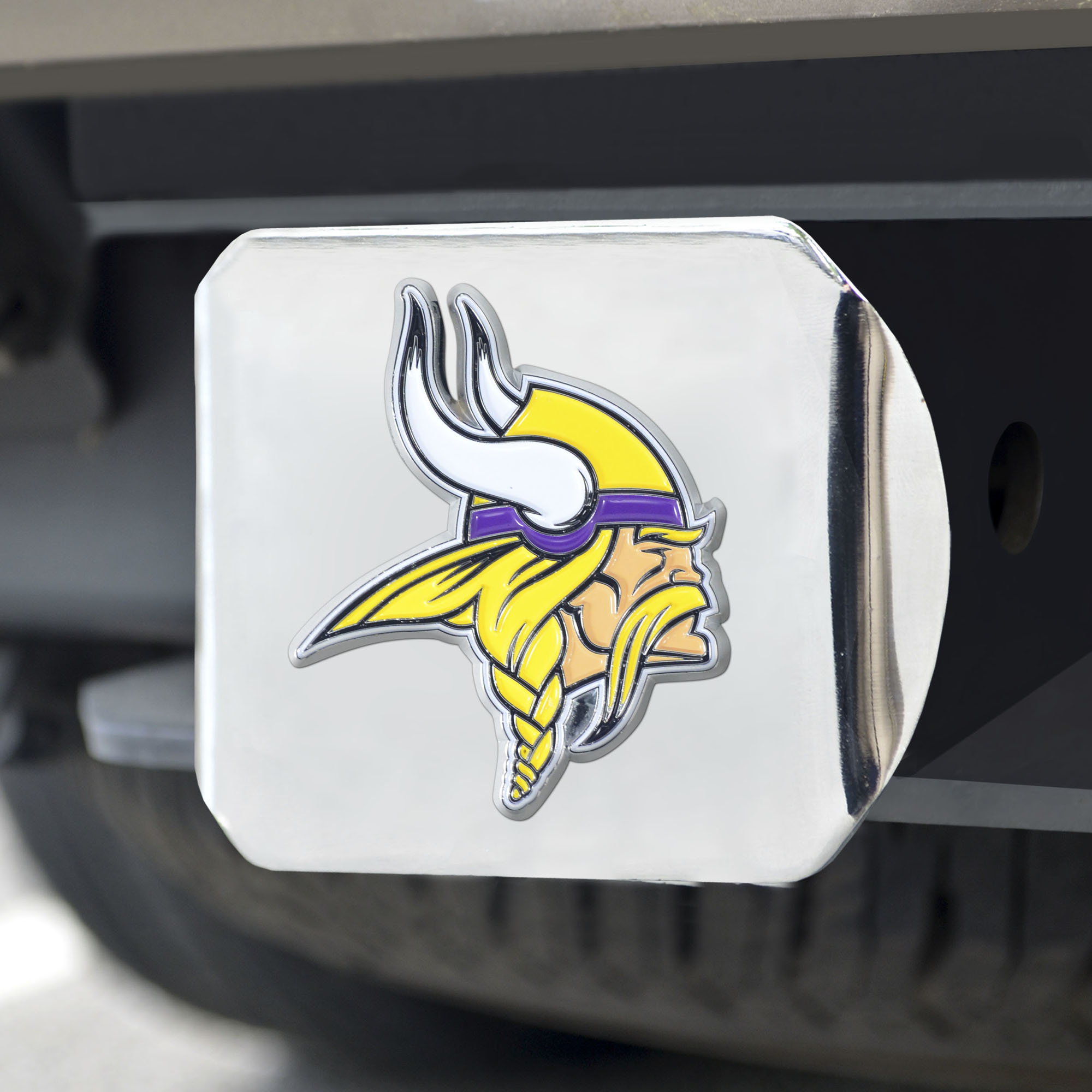 Minnesota Vikings Chrome Hitch Cover