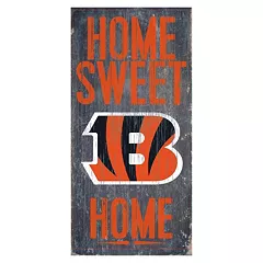 Cincinnati Bengals Wood Sweet Home Sign