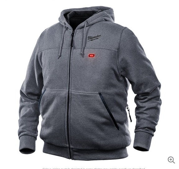 M12 Gray Heated Hoodie Kit Medium