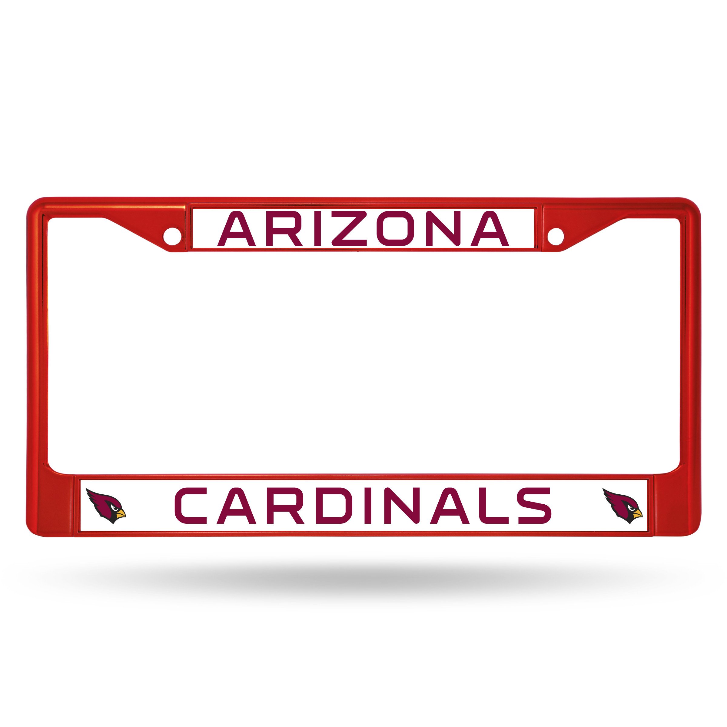 Arizona Cardinals Red Metal License Plate Frame