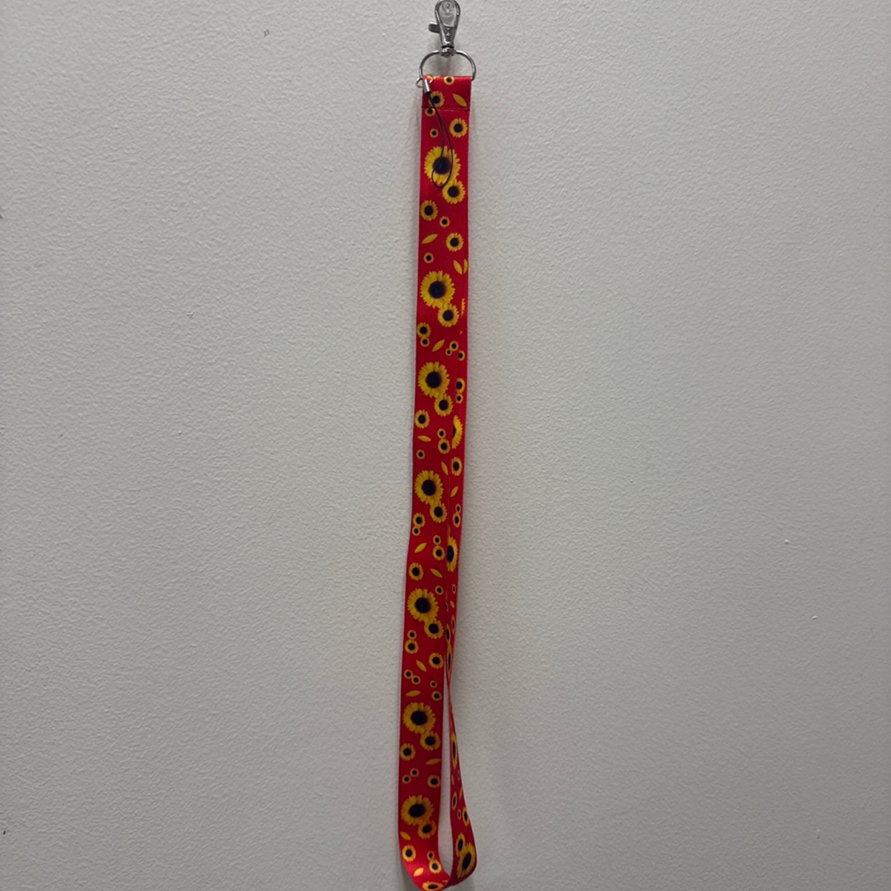 Sunflower Print Neck Lanyard