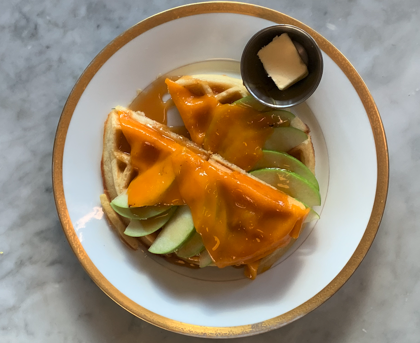 Waffle - Cheddar Apple