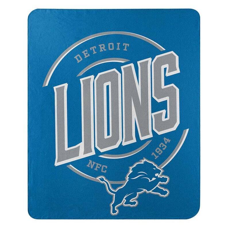 Detroit Lions Campaign Fleece Blanket