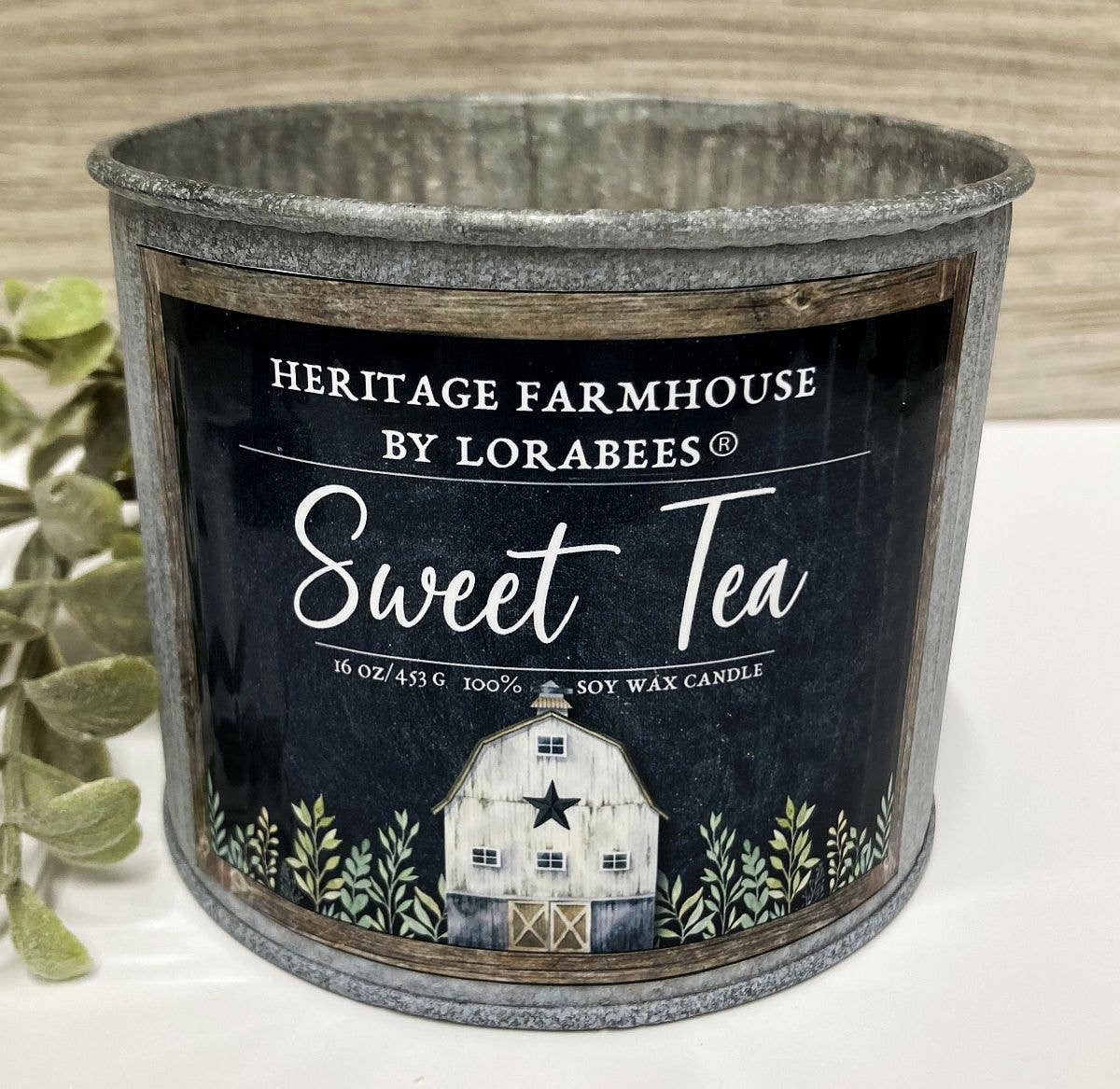 Lorabees - Sweet Tea 16oz Candle