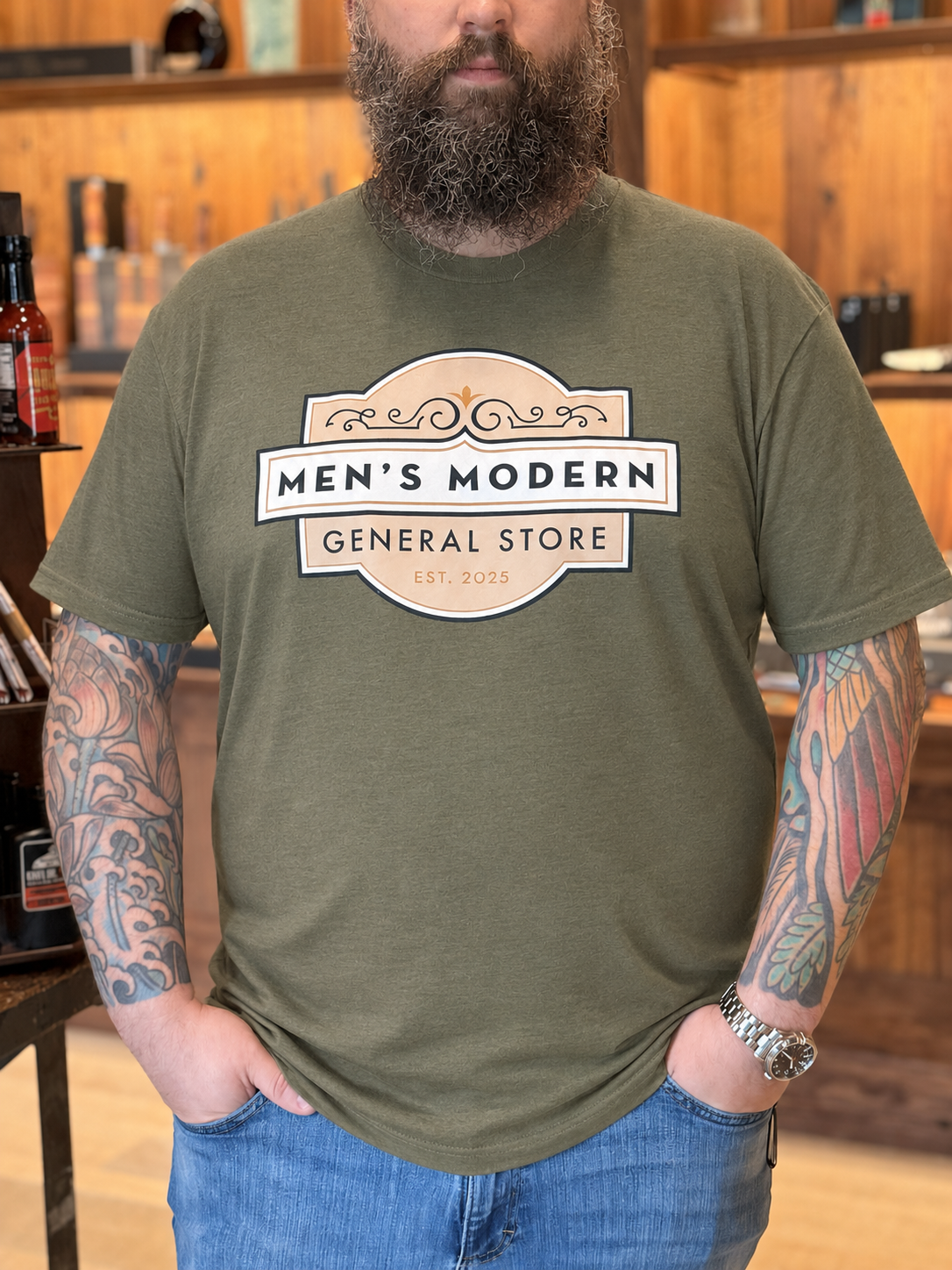 TShirt - Olive MMGS Badge