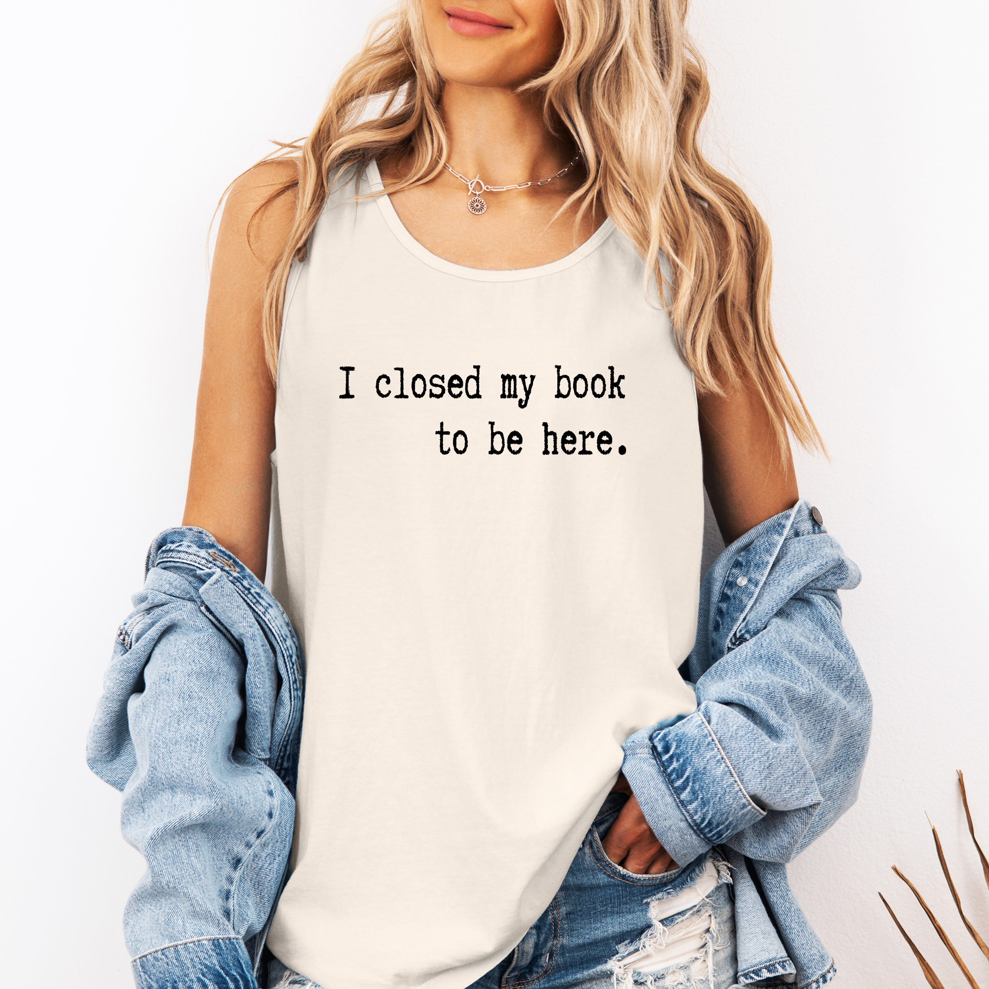 Closed My Book Tank L