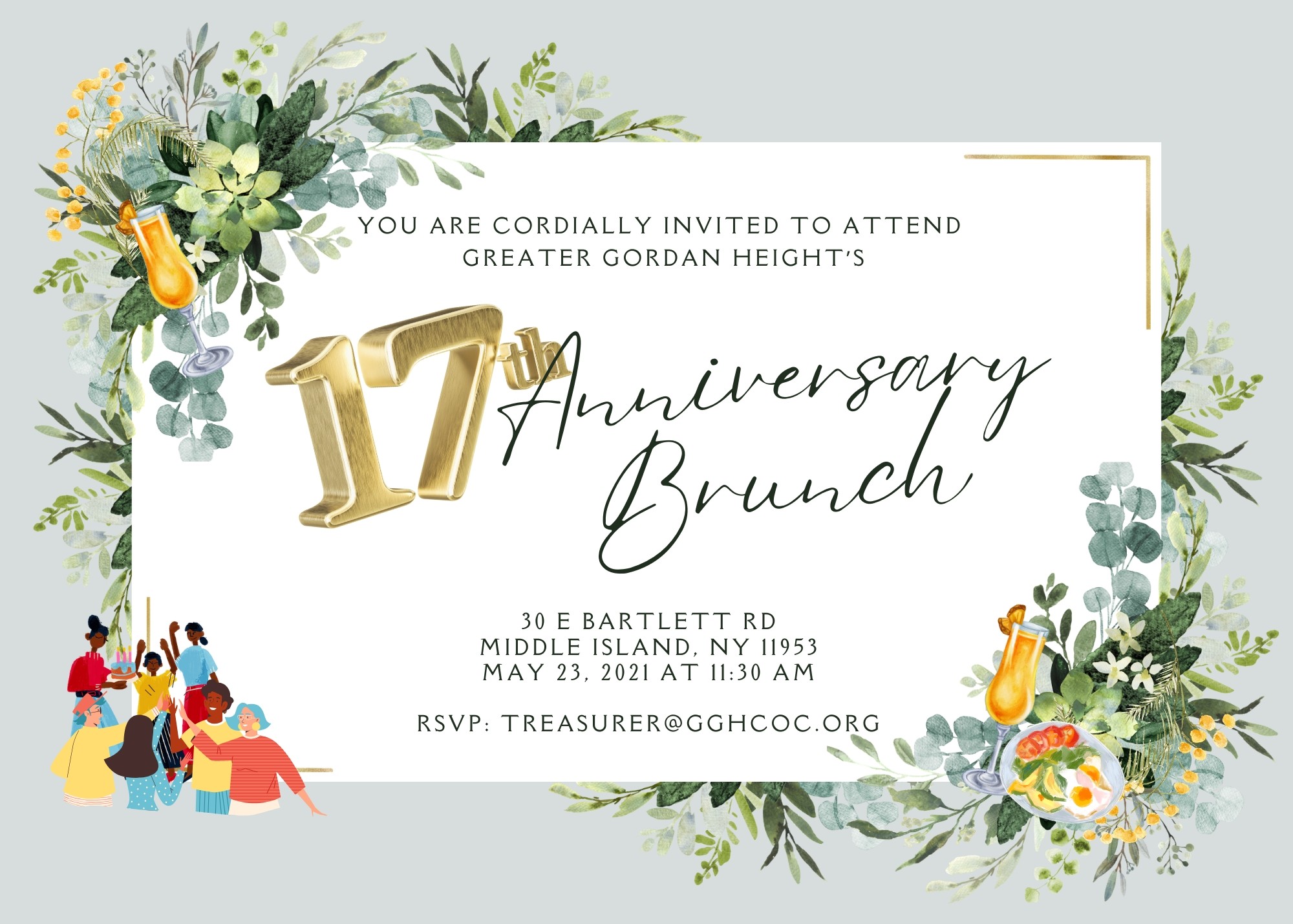 17th Anniversary Brunch | Greater Gordon Heights Chamber of Commerce