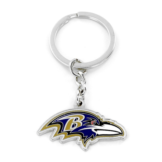 Baltimore Ravens Metal Keychain