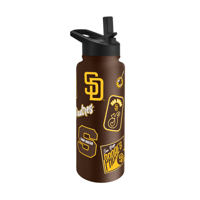 San Diego Padres Dreamweave Quencher Stainless Steel Bottle 34oz