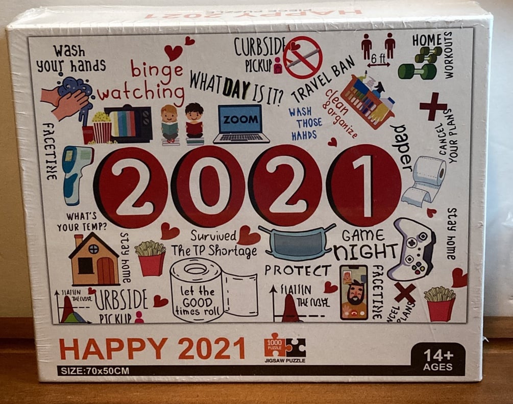 HAPPY 2021 1000 piece Jigsaw Pandemic Puzzle