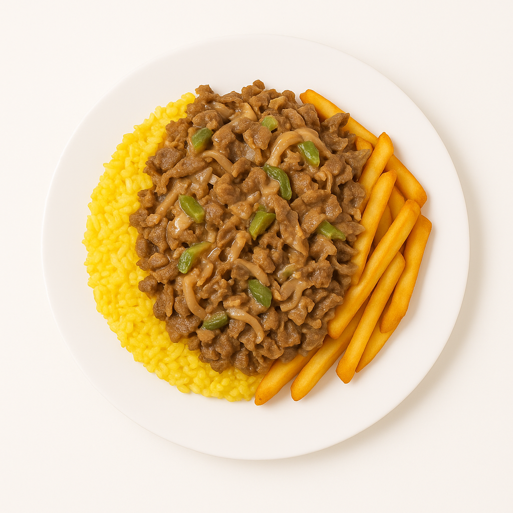 Philly Cheese Steak on Half and Half