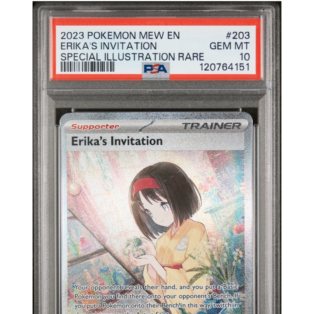 Psa 10 Erikas Invitation SIR Graded Card