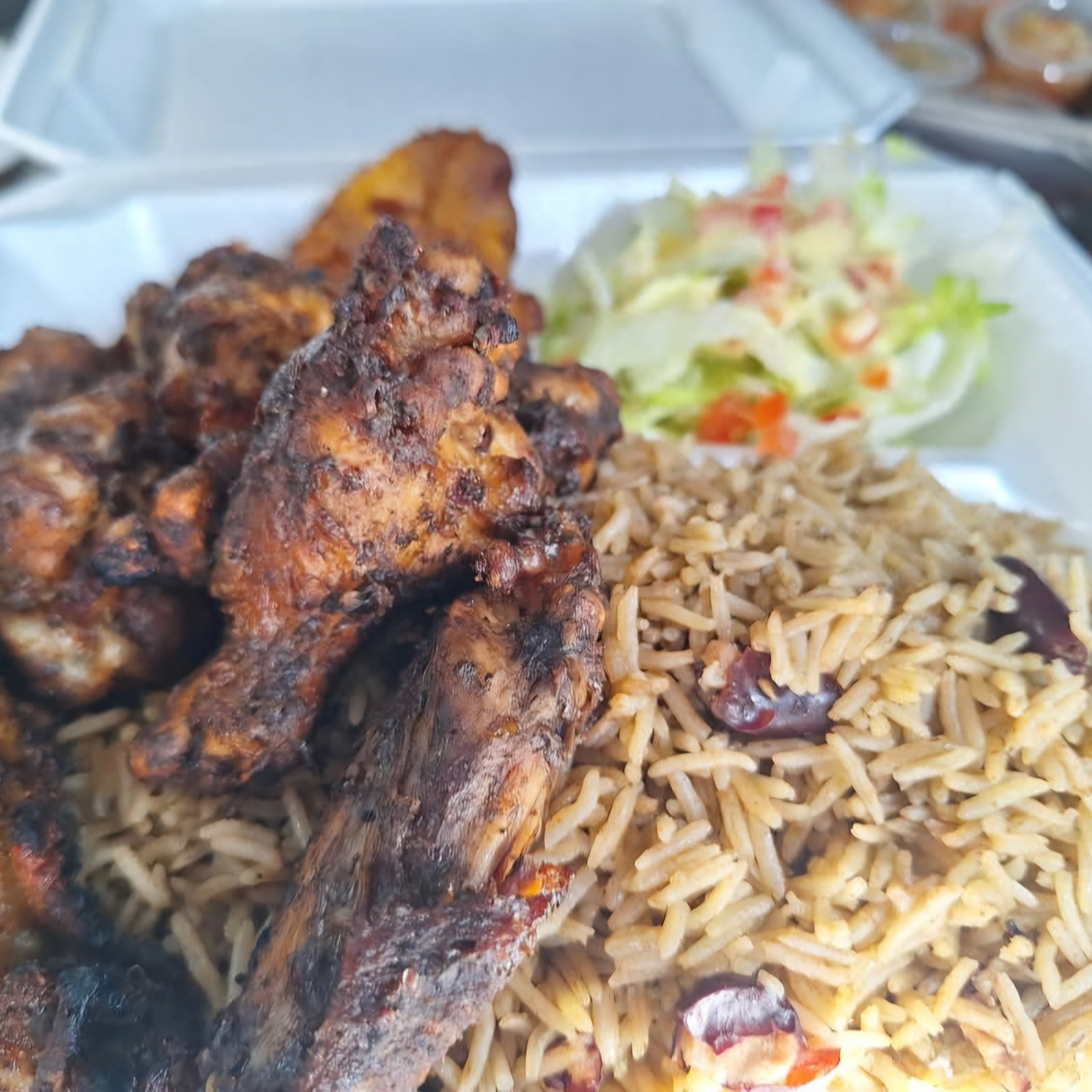 Chicken dinner(Jerk)Leg quarters