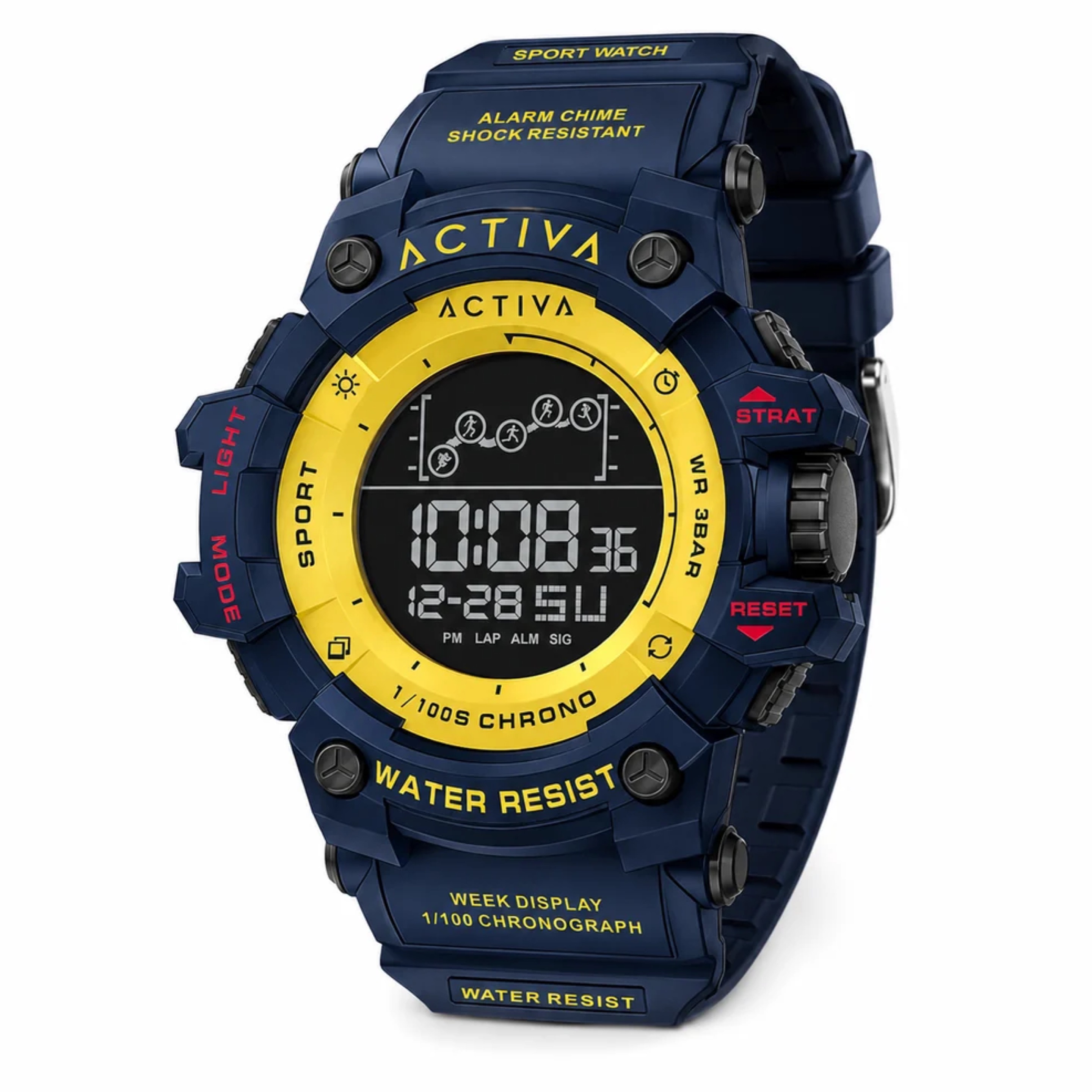 Invicta / Activa Summit Digital Watch - 50mm ( Dark Blue / Gold )