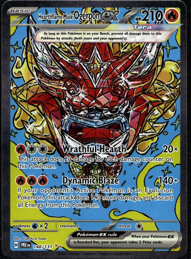 Hearthflame Mask Ogerpon ex - SV08.5 148/131