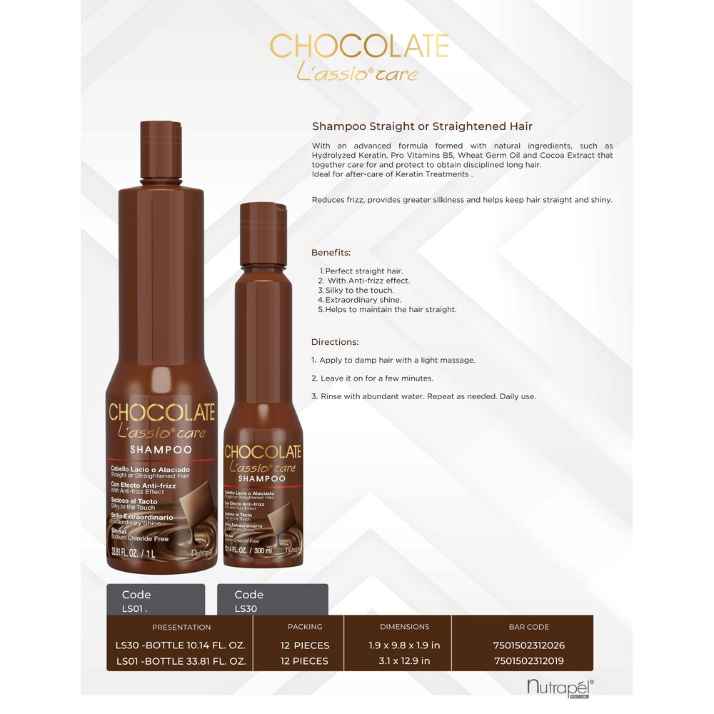 Chocolate L'assio Care Shampoo
