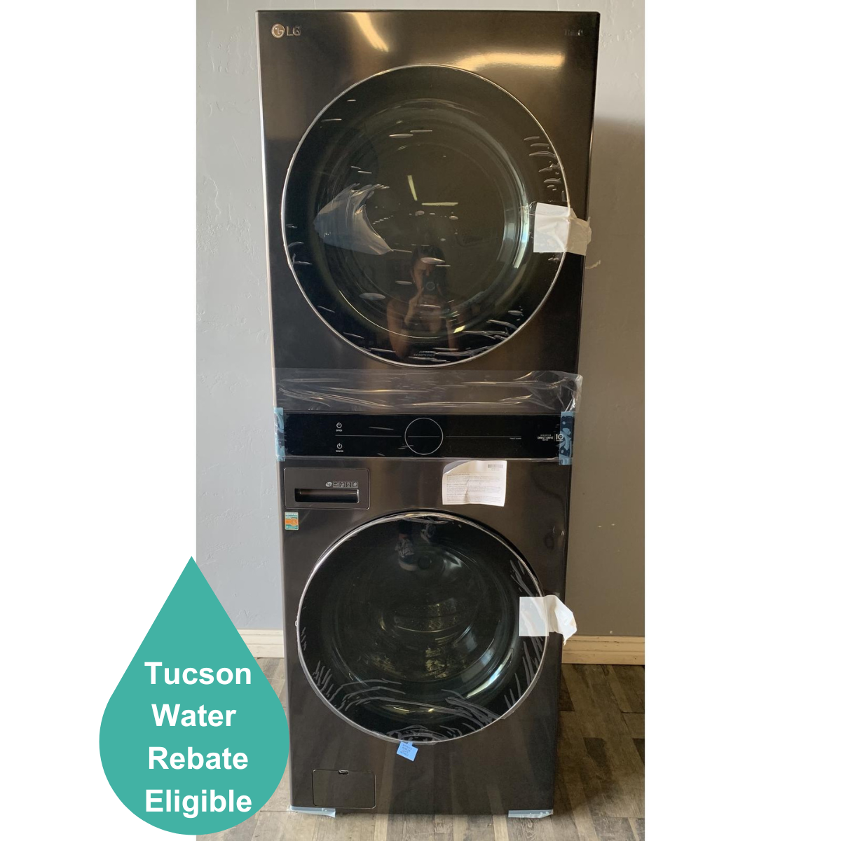 LG 4.5 Cu. Ft. & 7.4 Gas Dryer WKGX201HBA - Laundry Center