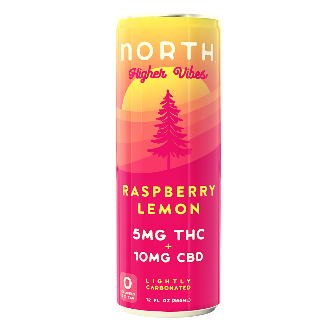 North Canna Co D9 Seltzer 5mg - Raspberry Lemon