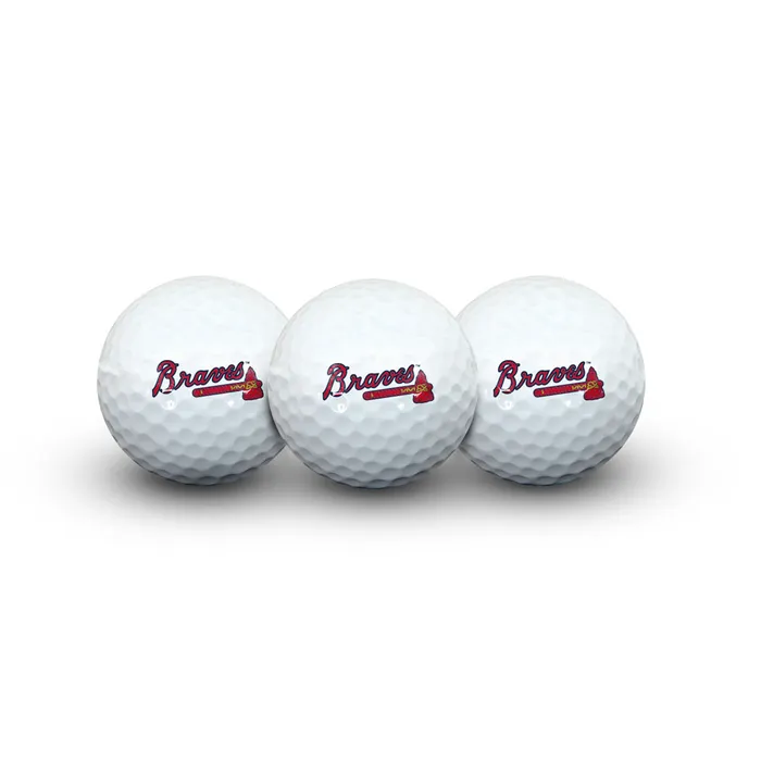Atlanta Braves Golf Balls 3 Pack