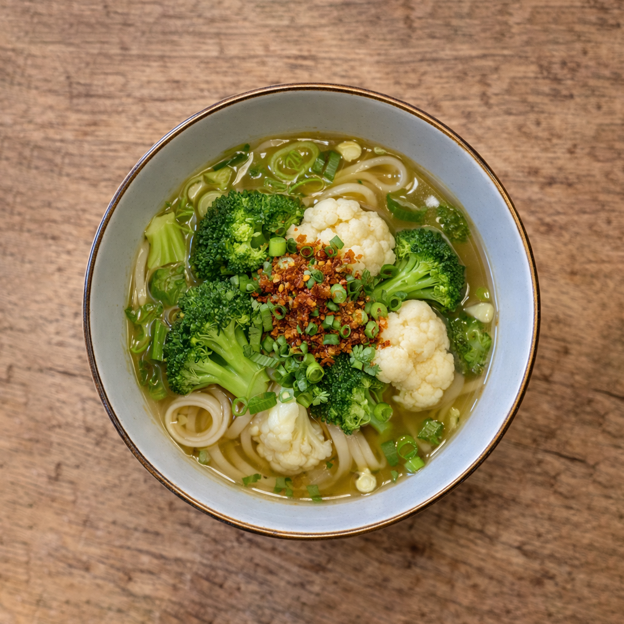 Mixed Vegetable Noodle Soup