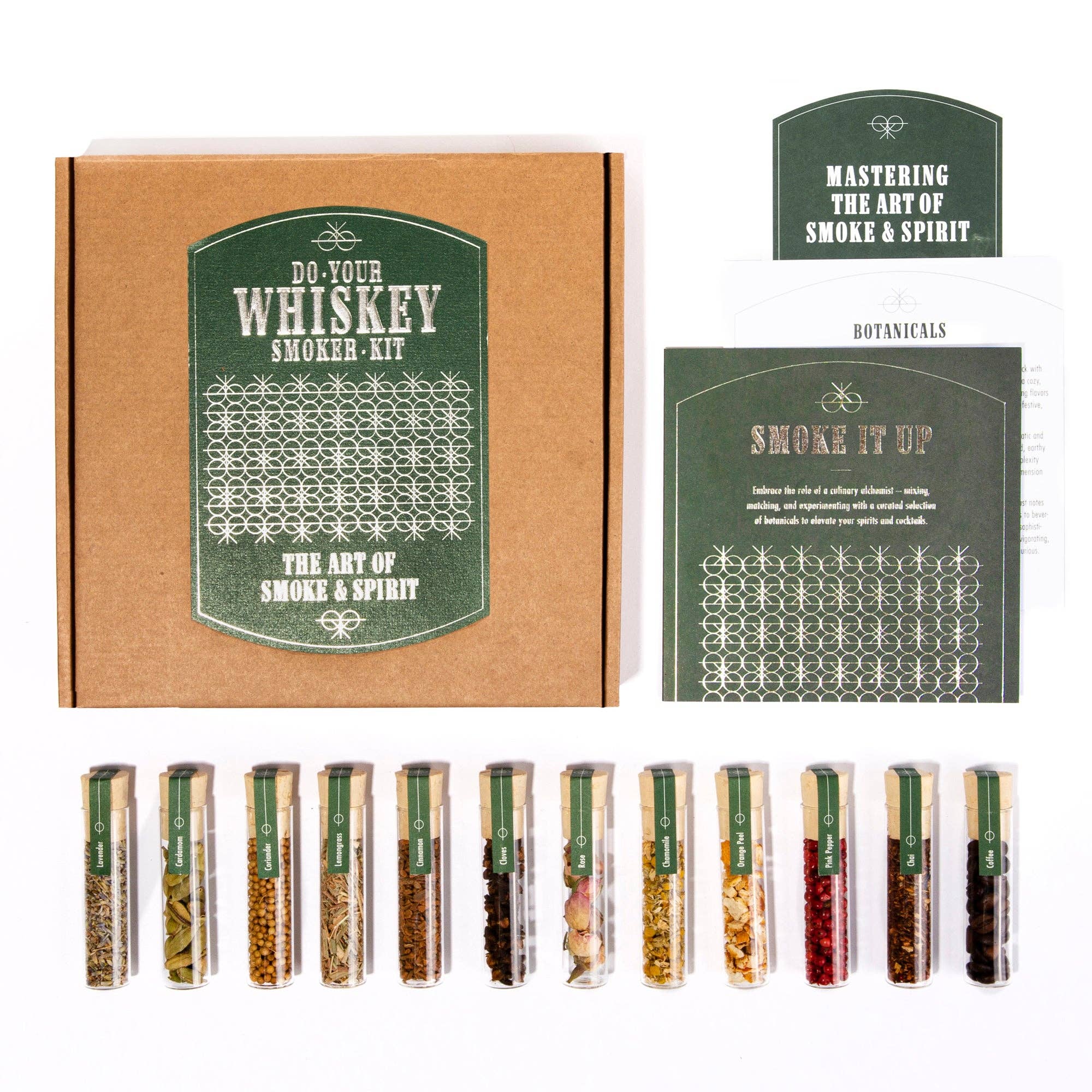 Craftly - Whiskey Smoker Botanical Set