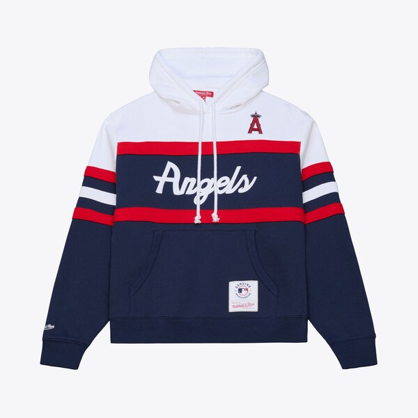 Los Angeles Angels Head Coach Mitchell and Ness Hooded Sweatshirt