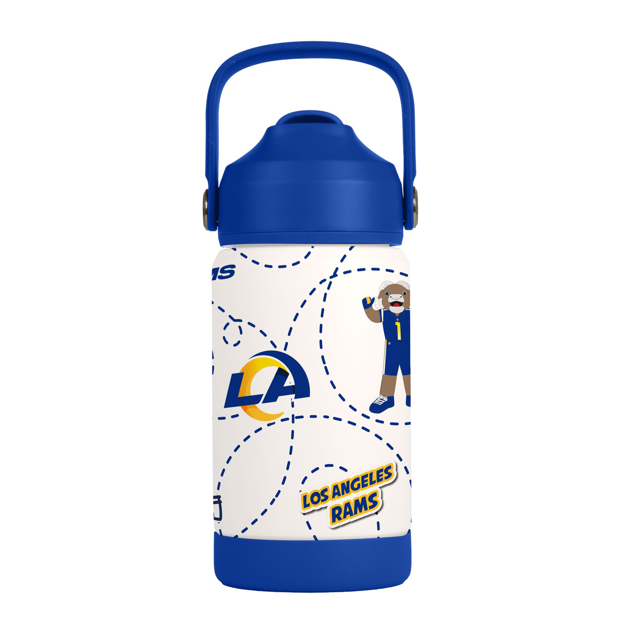 Los Angeles Rams Kids Stainless Steel Mascot Bottle 12oz