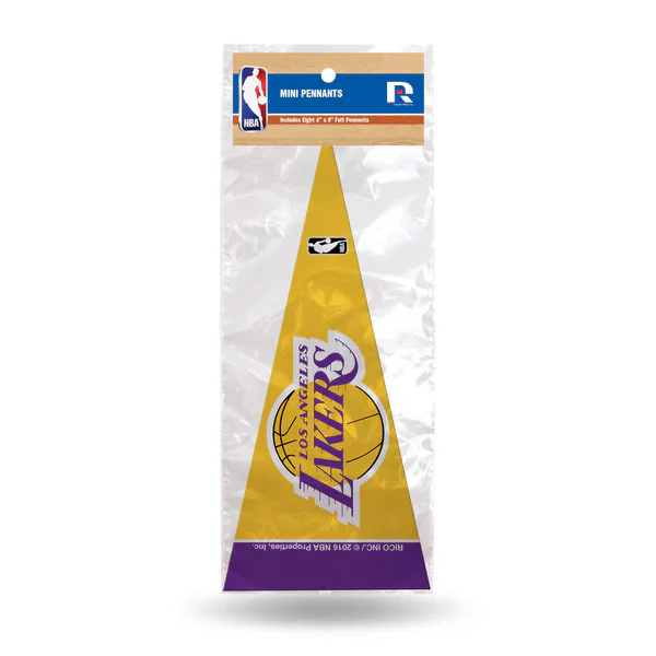 Los Angeles Lakers 8 Piece Mini Pennants Set