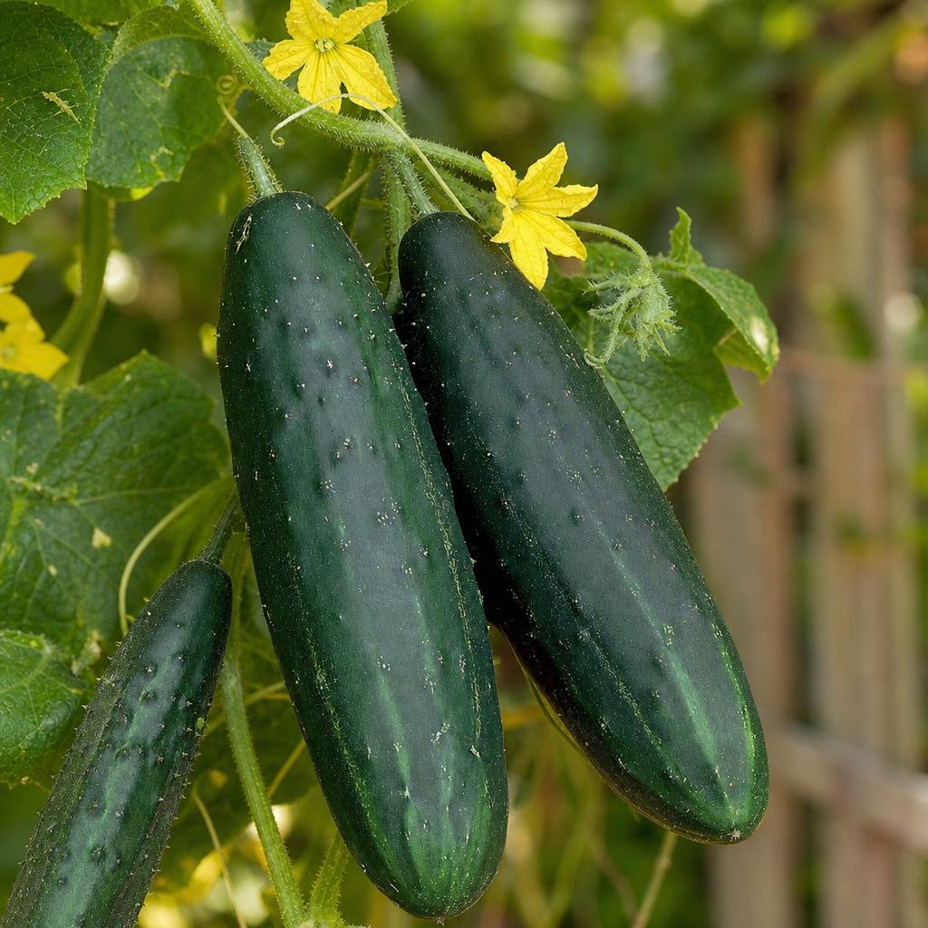 Spacemaster 80 Cucumber - 2x Mini Plug Plants - Hardy Cucumber