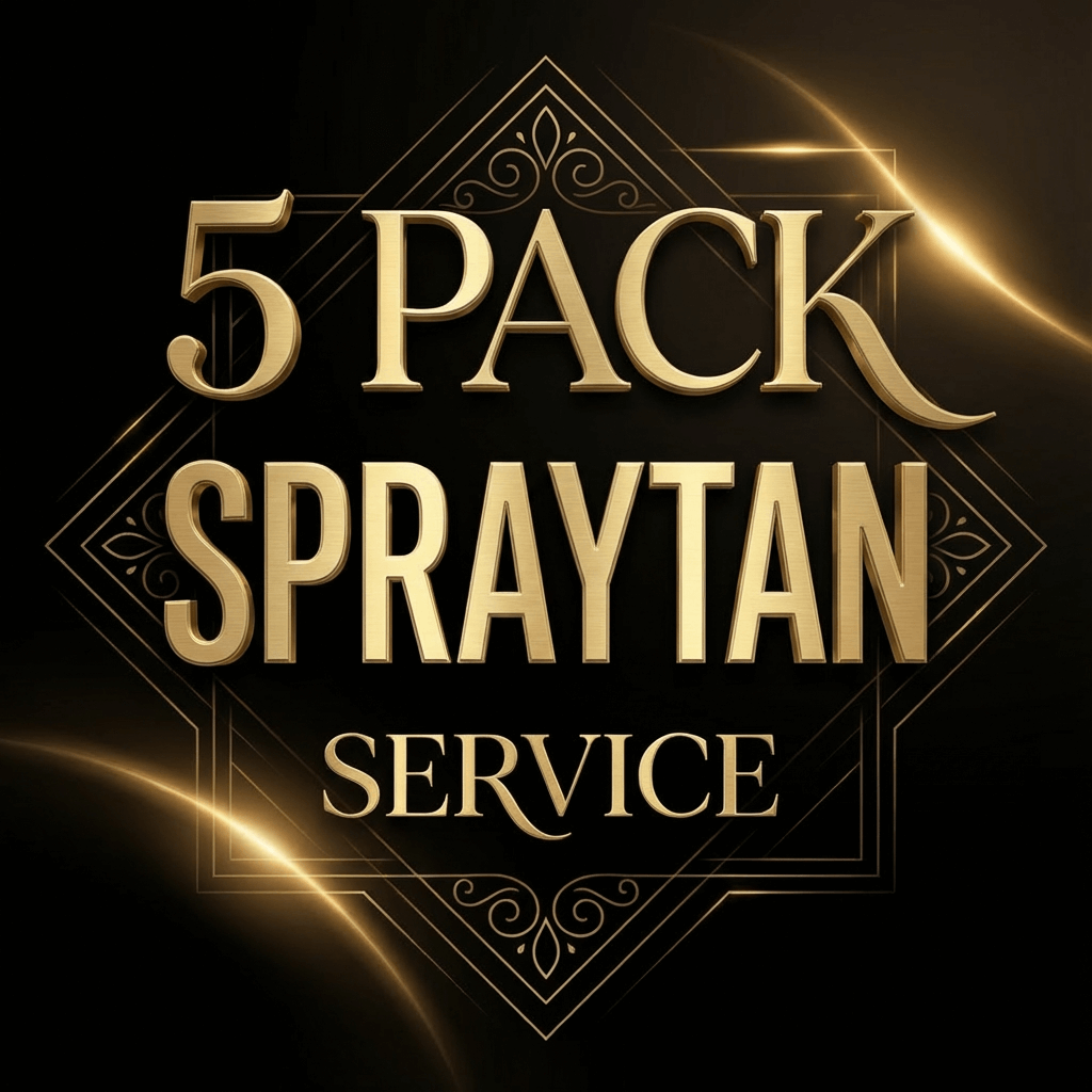 5 pack Spraytan