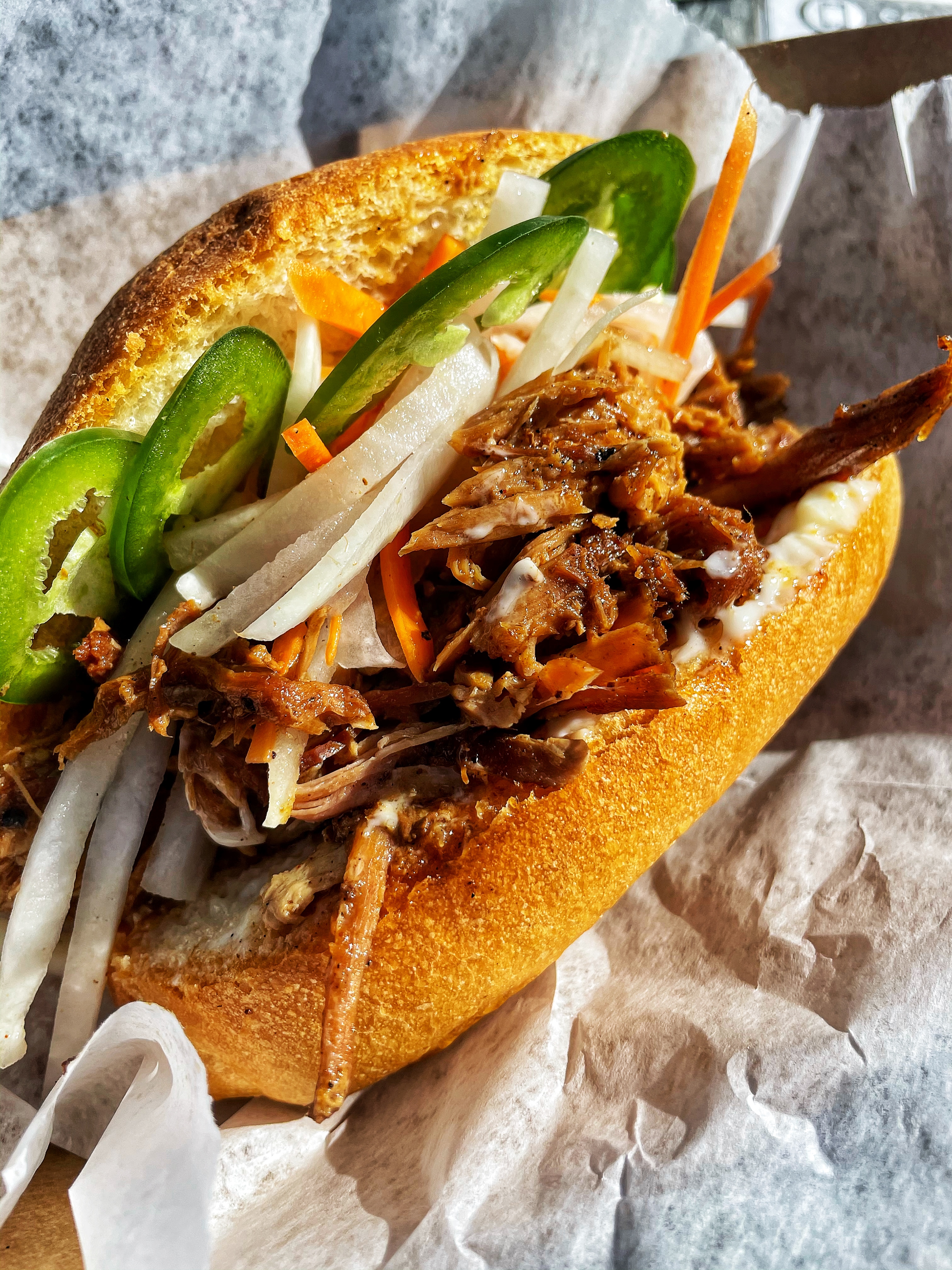 Pulled Pork Banh Mi